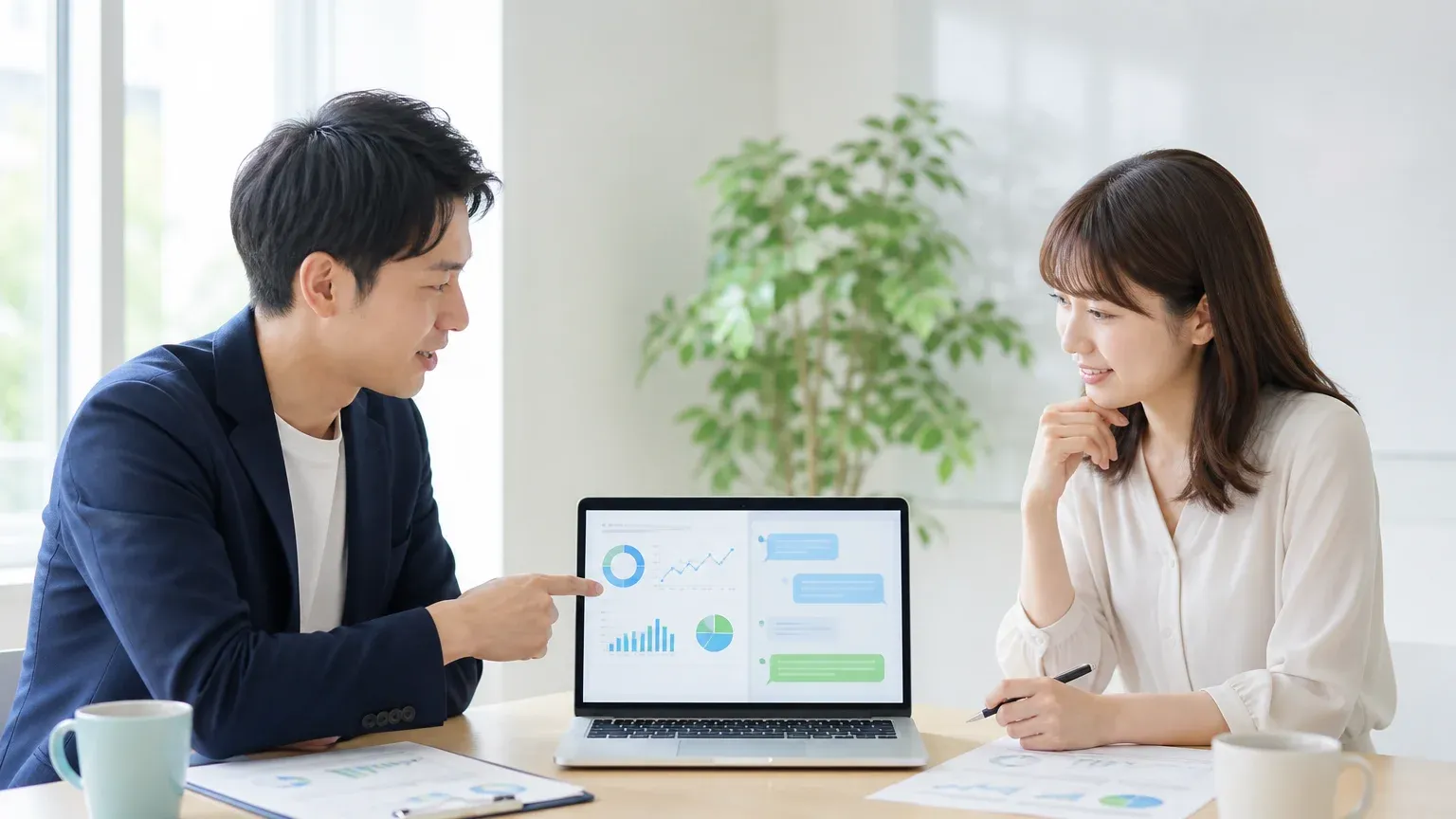 AI開発の評価指標と検収条件を発注側と開発会社で詰める打ち合わせ