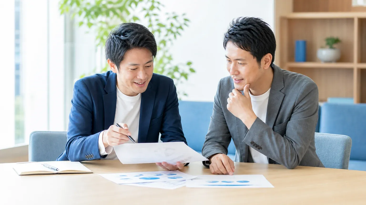 受託開発とは何かを発注側の目線で確認する打ち合わせの様子