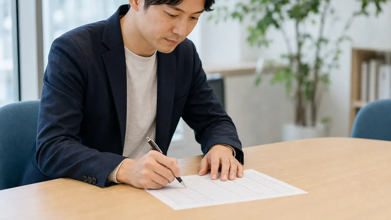 納品後の作業一覧を見ながら、運用と保守のどちらに当たるかを担当者が仕分けている場面