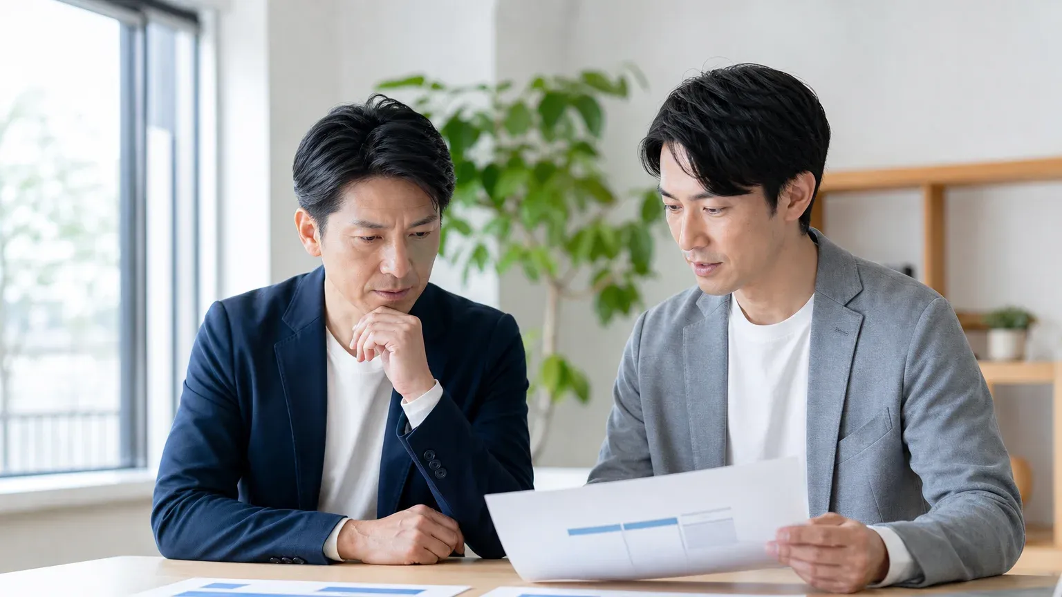 ベンダー選定の進め方と選定基準を発注側チームで検討する場面