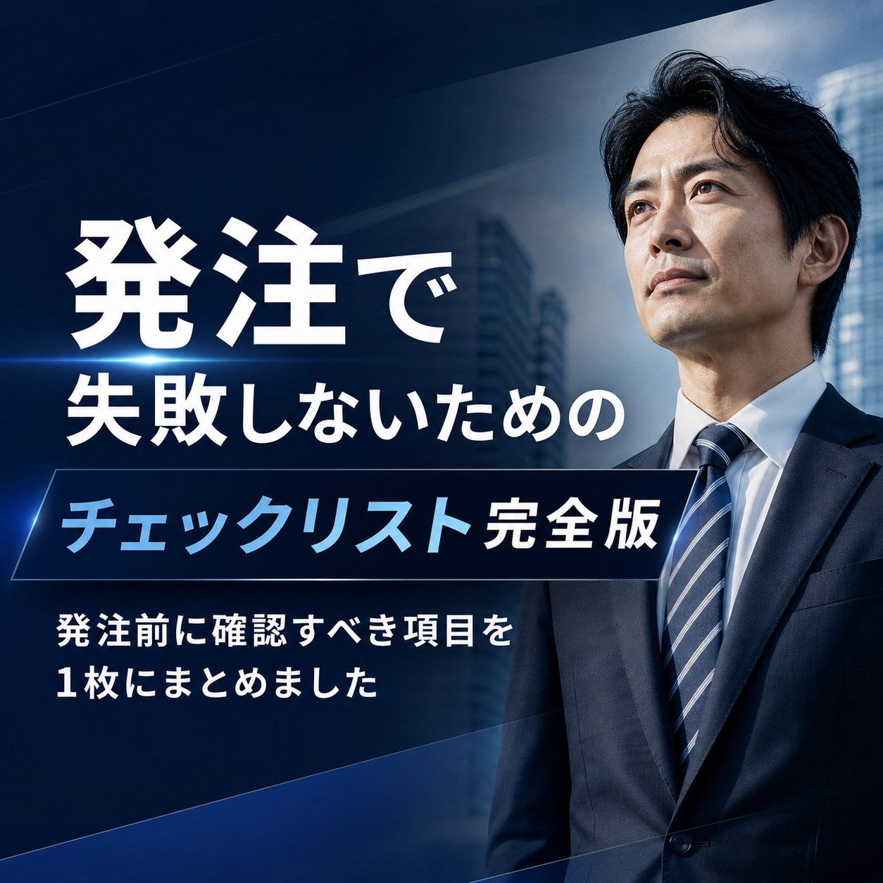発注前チェックリスト